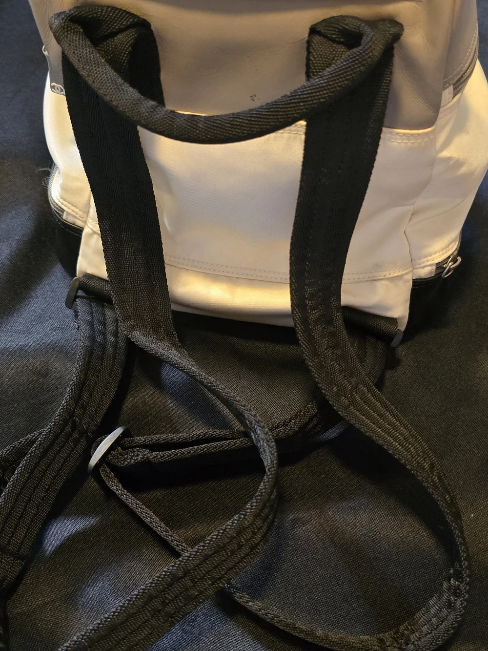 Chanel Authentic Vintage Sport Line Multi-Pocket Tiered Backpack